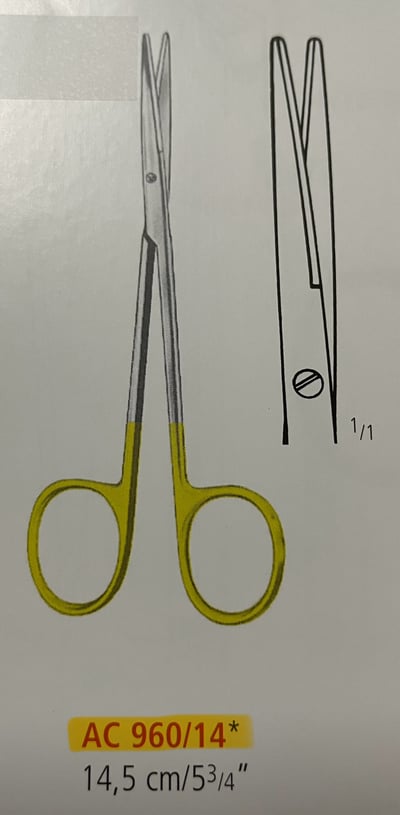 METZENBAUM-DELIC./METZENBAUM-DELICATE SCS TUC STR BL/BL1